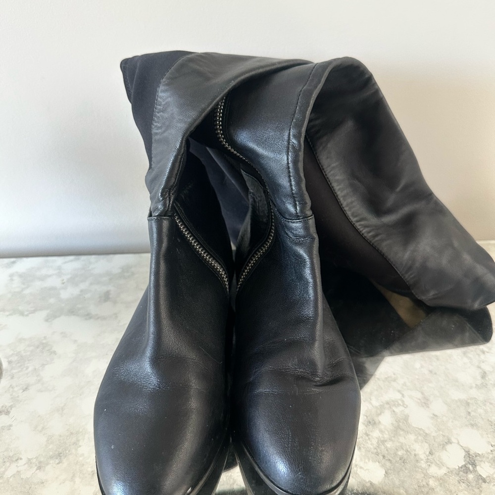 Michael Kors Black High Leather Women's Boots